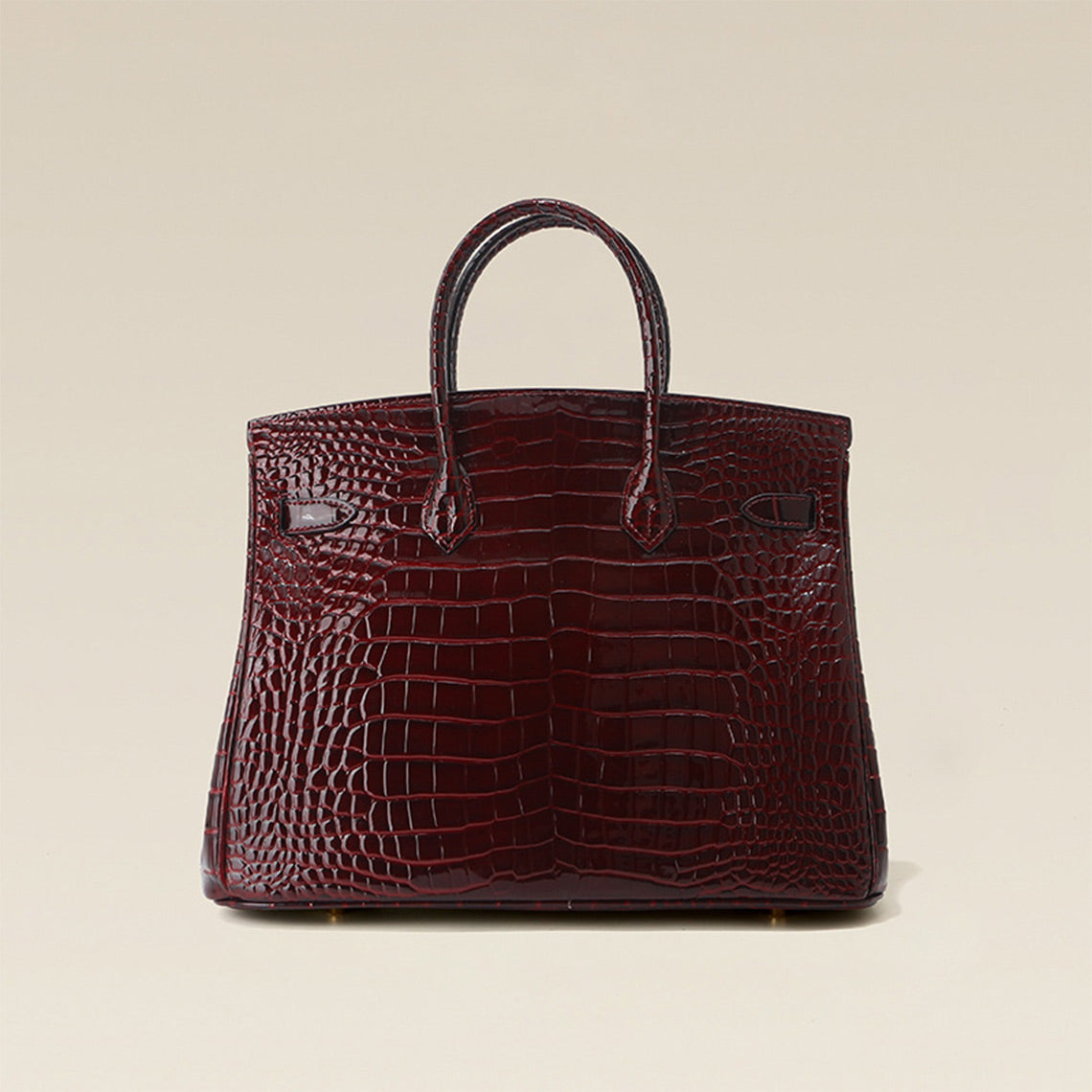Burgundy handbag | Large travel bag for women