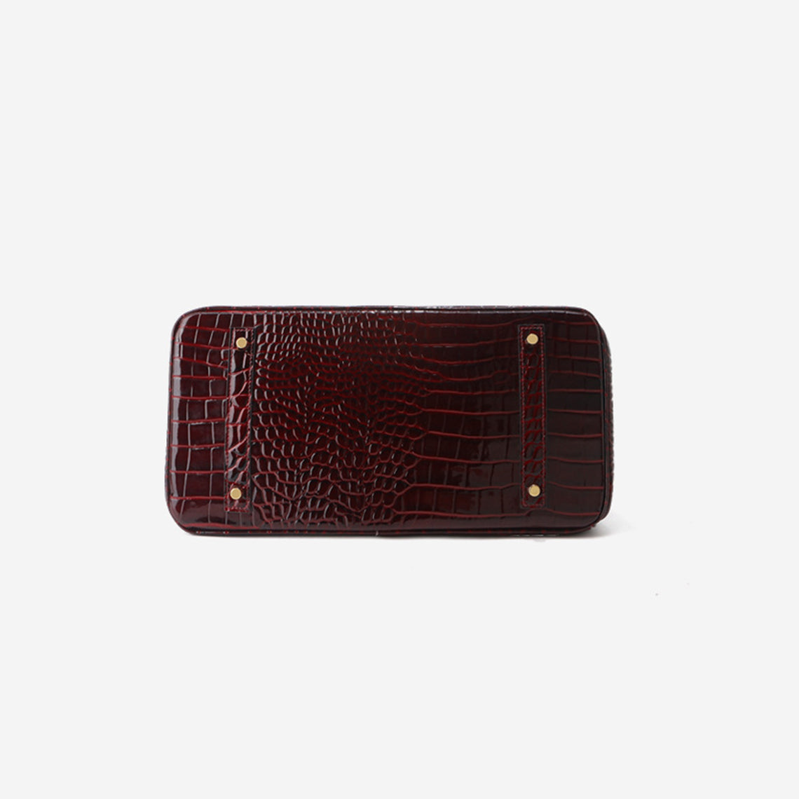 Red designer handbags | Large leather bag bottom