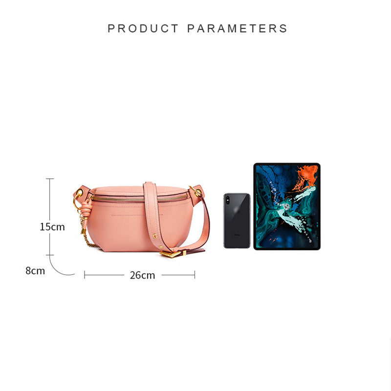 Leather Fanny Pack for Women Sling Bag Belt Bag