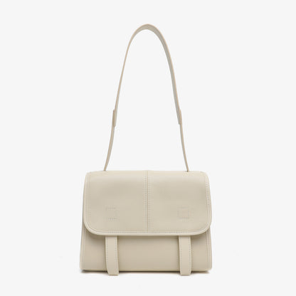 Retro Top-Grain Cowhide Mini Crossbody Bag - Vintage Genuine Leather Small Square Satchel for Women