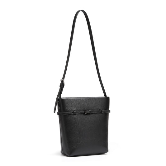 Vintage Leather Bucket Bag | Minimalist Old Money Tote