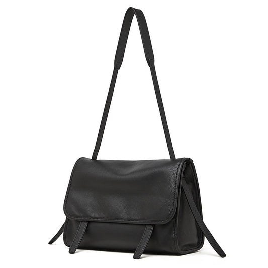 Top Grain Calfskin Multi-way Messenger Handbag