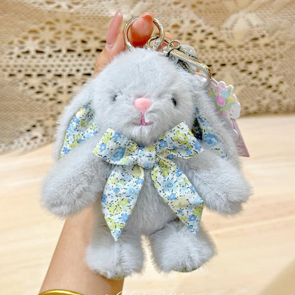 Bow Tie Baby Bunny Bag Charm - Easter Mystery Gift