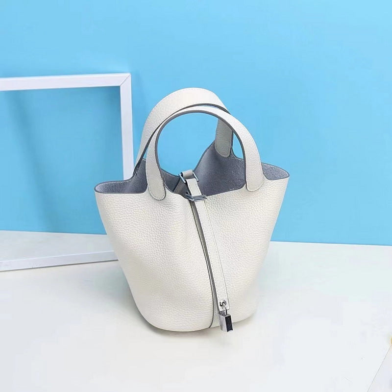 Top Grain Leather Inspired Pictin Tote Bag New Colors