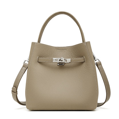 Togo Leather Basket Bucket Bag