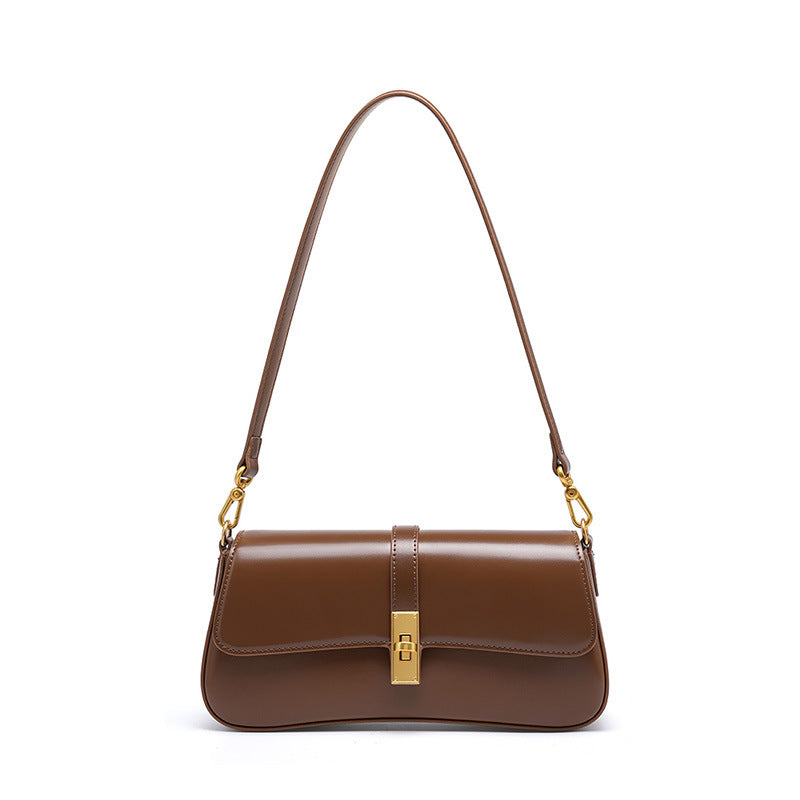 Structured Minimalist Baguette Bag | Come With 2 Straps