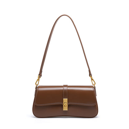 Structured Minimalist Baguette Bag | Come With 2 Straps