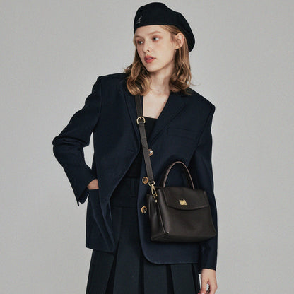 Togo Leather Square Bag Women Handbag