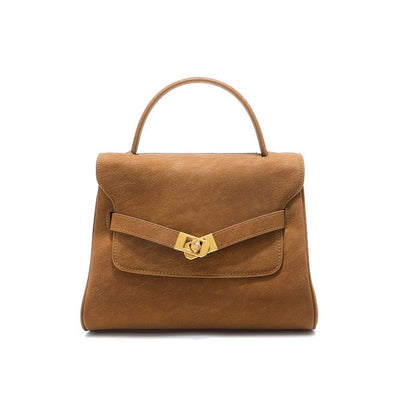 Classic Leather Handbag | Woman Crossbody Satchel