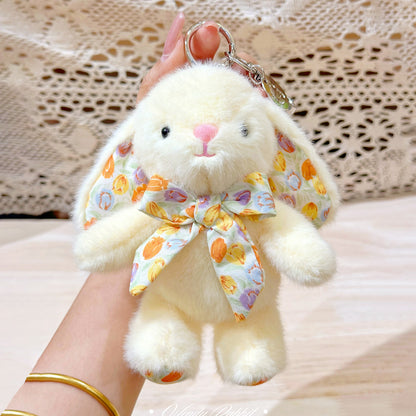 Bow Tie Baby Bunny Bag Charm - Easter Mystery Gift
