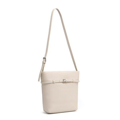 Vintage Leather Bucket Bag | Minimalist Old Money Tote