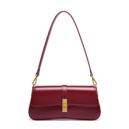 Structured Minimalist Baguette Bag | Come With 2 Straps