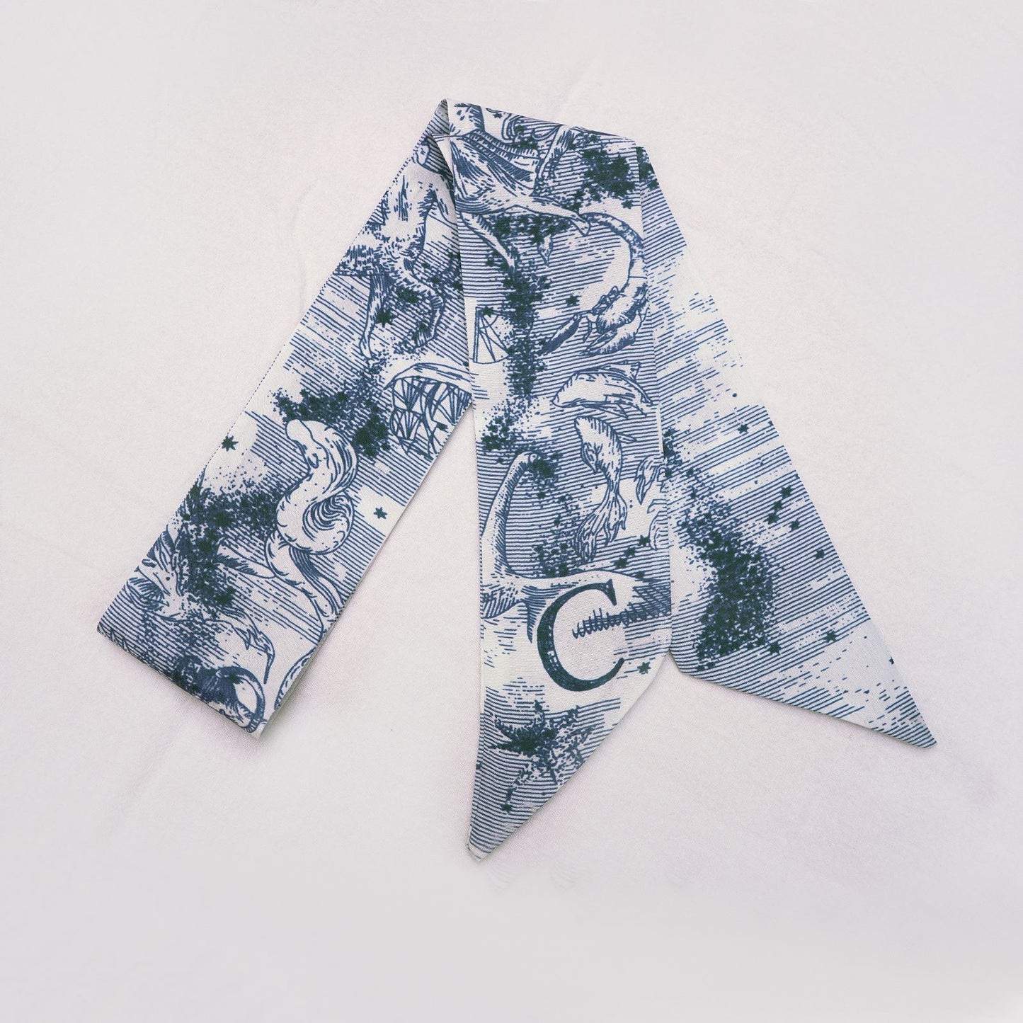 26 Letters Silk Scarf for Birkin Bag Kelly Bag Charm | Women's Scarves and Silk Accessories - 2 Pcs