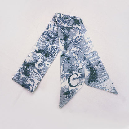 26 Letters Silk Scarf for Berkin Kelli Lindi Bag Charm | Women's Scarves and Silk Accessories - 2 Pcs