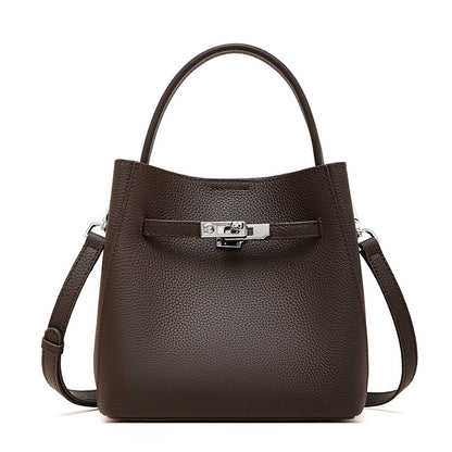 Togo Leather Basket Bucket Bag