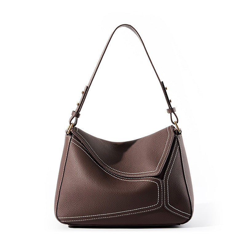 Top Grain Leather Puzzle Bag Women Shoulder Bag