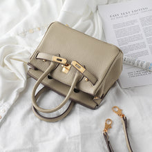 Load image into Gallery viewer, Inspired Mni Birkin 20 Handbag Top Grain Leather Purse Golden Hardware
