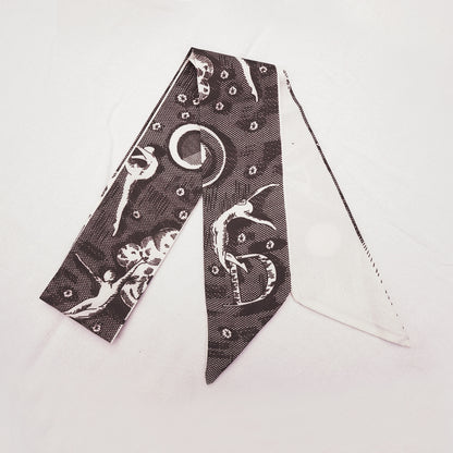 26 Letters Silk Scarf for Berkin Kelli Lindi Bag Charm | Women's Scarves and Silk Accessories - 2 Pcs