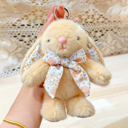Bow Tie Baby Bunny Bag Charm - Easter Mystery Gift