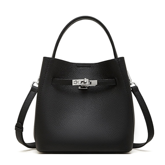 Togo Leather Basket Bucket Bag