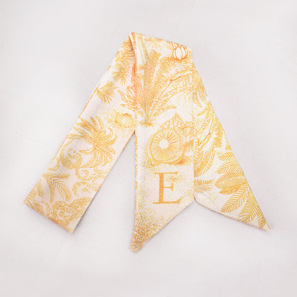 26 Letters Silk Scarf for Berkin Kelli Lindi Bag Charm | Women's Scarves and Silk Accessories - 2 Pcs