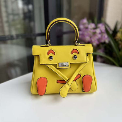 Inspired Kelli Doll Bag Genuine Leather Mini Crossbody Millennium Style Handbag