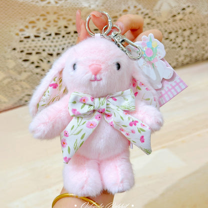 Bow Tie Baby Bunny Bag Charm - Easter Mystery Gift