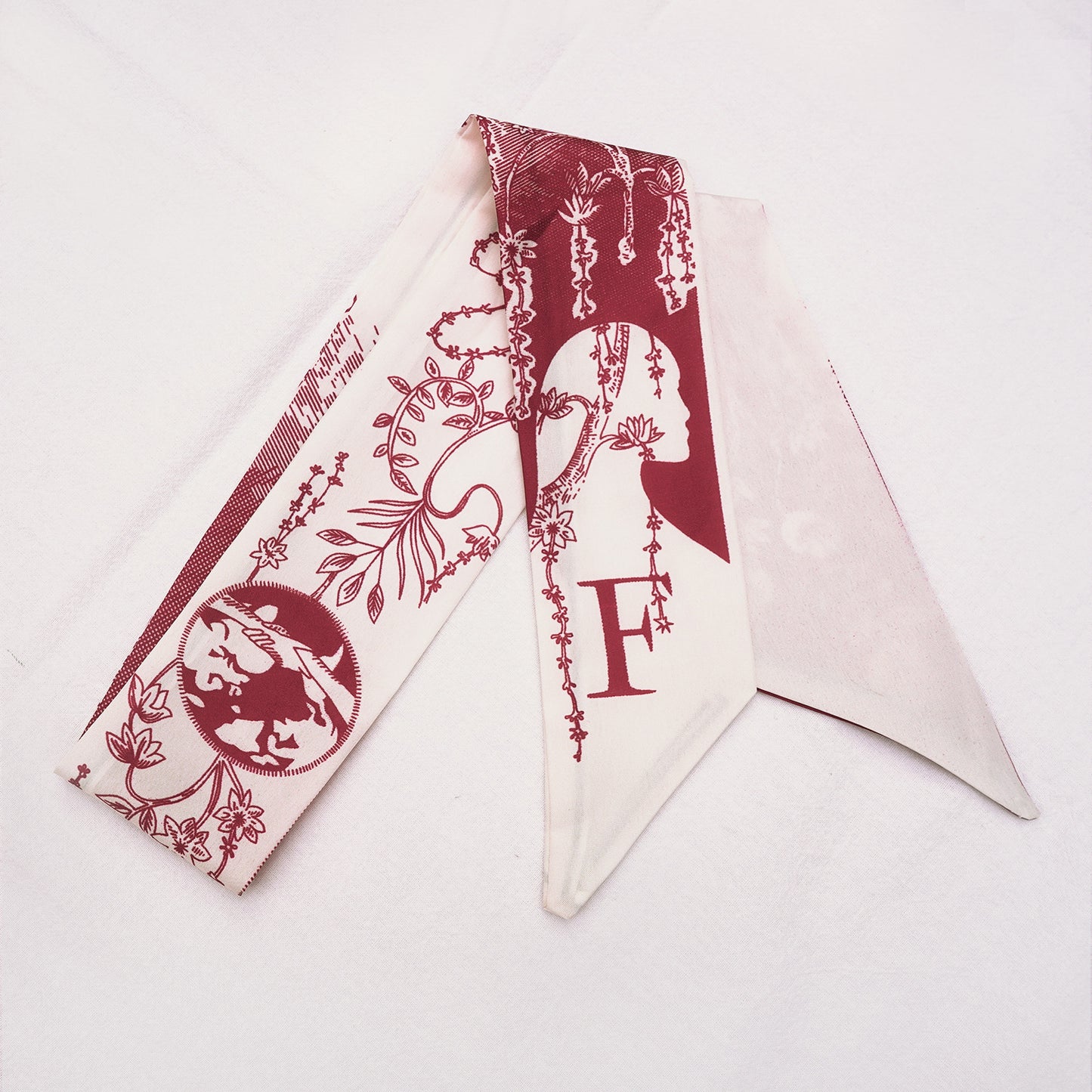 26 Letters Silk Scarf for Birkin Bag Kelly Bag Charm | Women's Scarves and Silk Accessories - 2 Pcs