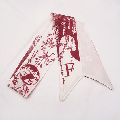 26 Letters Silk Scarf for Berkin Kelli Lindi Bag Charm | Women's Scarves and Silk Accessories - 2 Pcs