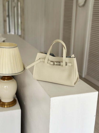 Togo Leather Tote Bag Minimalist Handbag Crossbody Bag