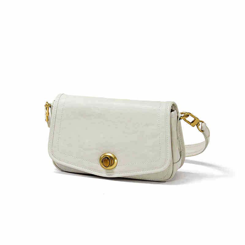 French Underarm Leather Bag Premium Square Handbag