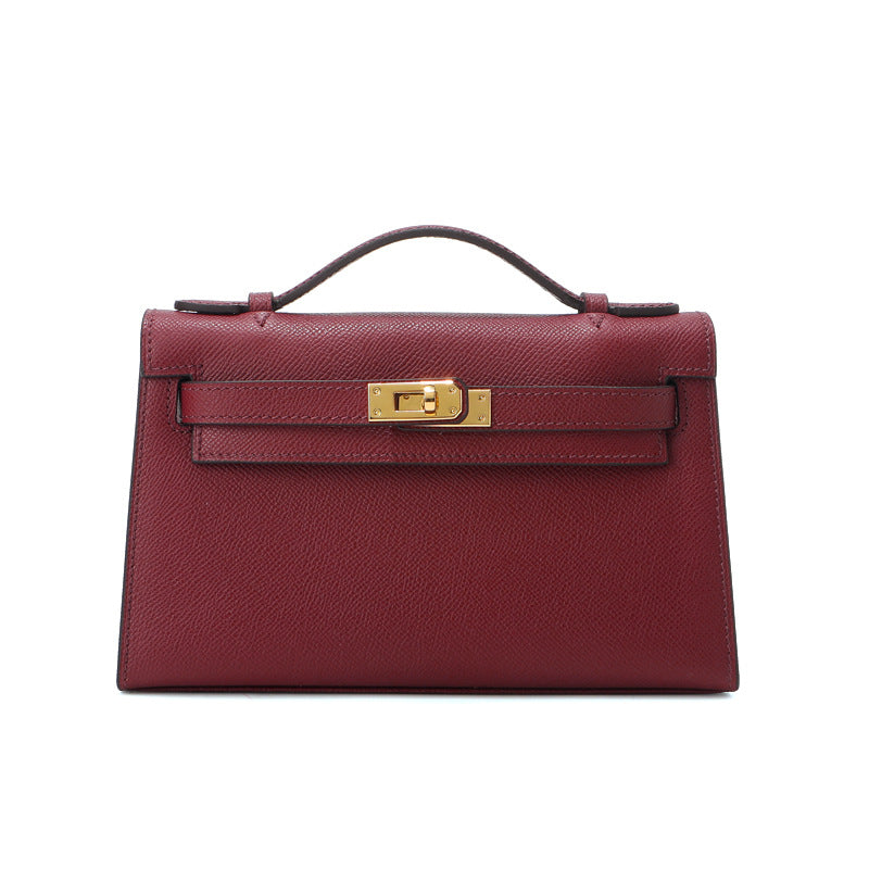 Epsom Leather Handbag Pochette Woman Shoulder Bag New Colors