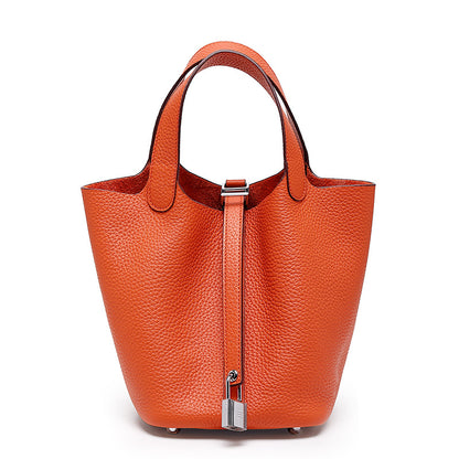 Top Grain Leather Inspired Pictin Tote Bag New Colors