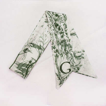 26 Letters Silk Scarf for Berkin Kelli Lindi Bag Charm | Women's Scarves and Silk Accessories - 2 Pcs