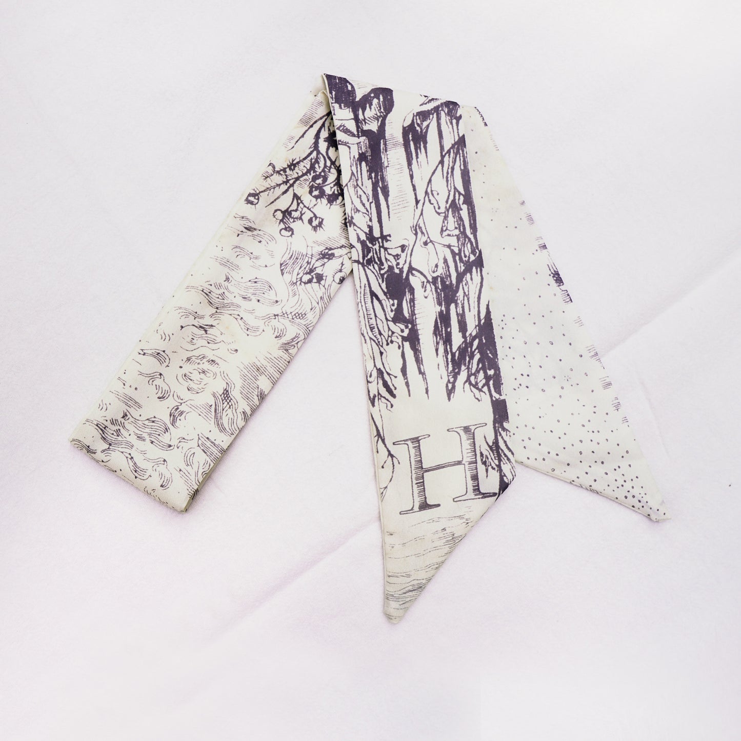 26 Letters Silk Scarf for Birkin Bag Kelly Bag Charm | Women's Scarves and Silk Accessories - 2 Pcs