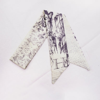 26 Letters Silk Scarf for Berkin Kelli Lindi Bag Charm | Women's Scarves and Silk Accessories - 2 Pcs