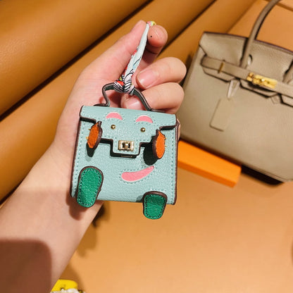 Micro Quelle Idole Bag Charm Vegan Leather Earphone Storage Bag for AirPods