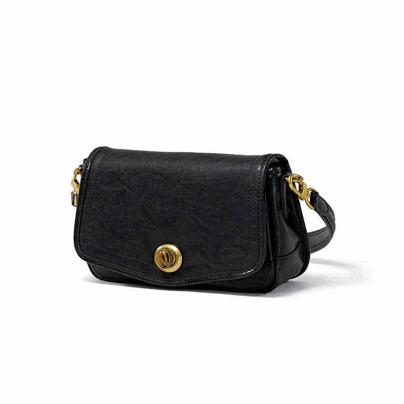 French Underarm Leather Bag Premium Square Handbag