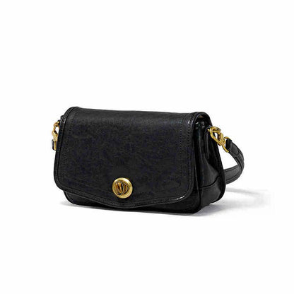 French Underarm Leather Bag Premium Square Handbag