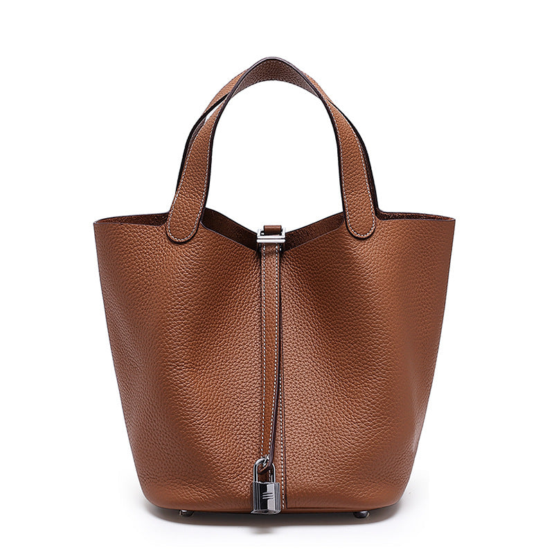 Top Grain Leather Inspired Pictin Tote Bag New Colors