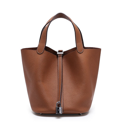Top Grain Leather Inspired Pictin Tote Bag New Colors