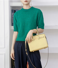 Load image into Gallery viewer, Inspired Mni Birkin 20 Handbag Top Grain Leather Purse Golden Hardware
