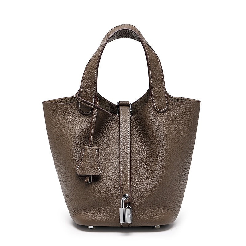 Top Grain Leather Inspired Pictin Tote Bag New Colors