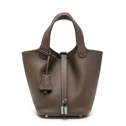 Top Grain Leather Inspired Pictin Tote Bag New Colors