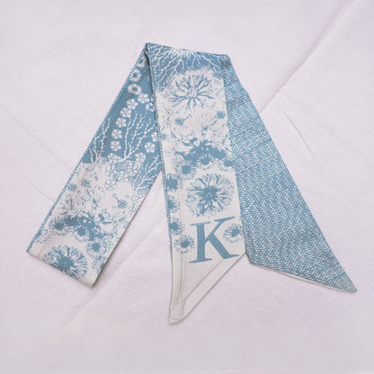 26 Letters Silk Scarf for Berkin Kelli Lindi Bag Charm | Women's Scarves and Silk Accessories - 2 Pcs