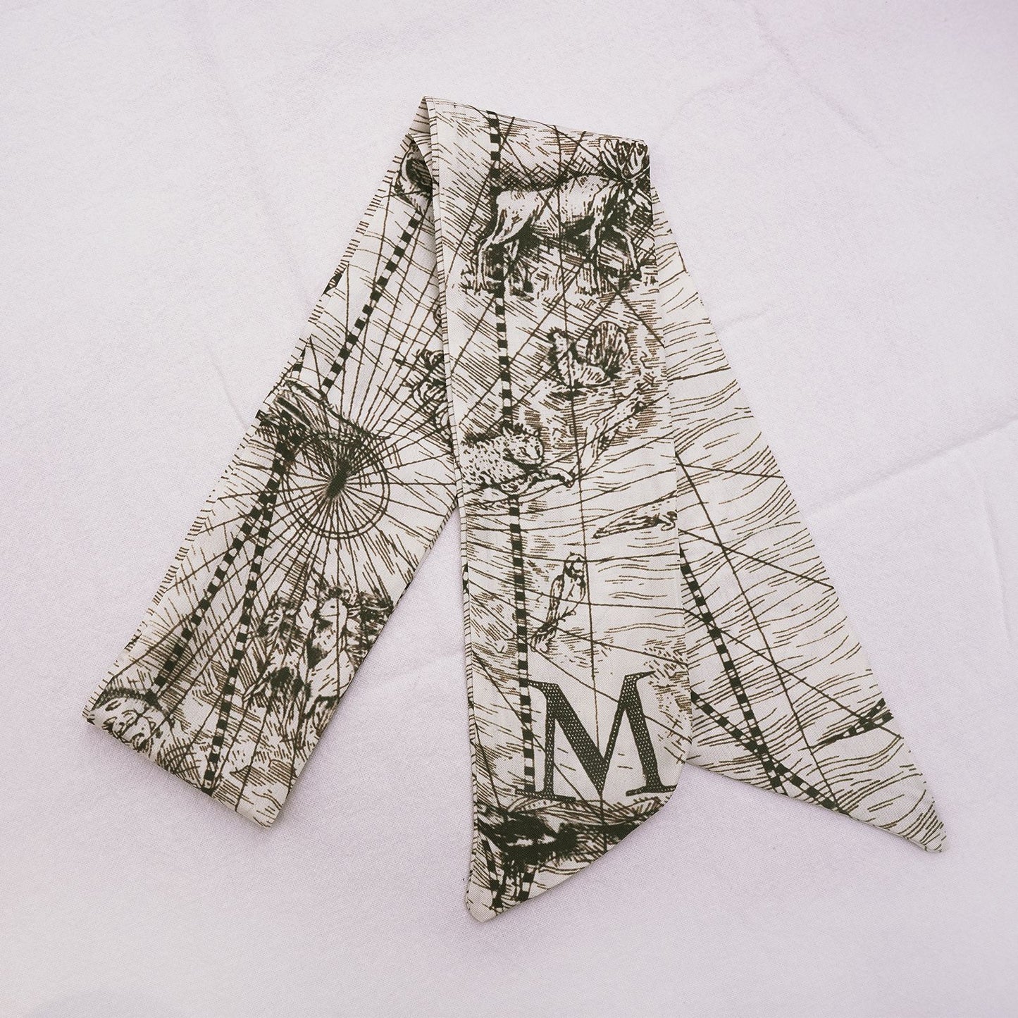 26 Letters Silk Scarf for Birkin Bag Kelly Bag Charm | Women's Scarves and Silk Accessories - 2 Pcs