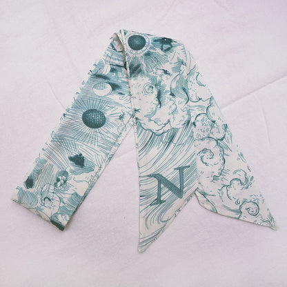 26 Letters Silk Scarf for Berkin Kelli Lindi Bag Charm | Women's Scarves and Silk Accessories - 2 Pcs