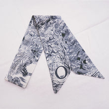 画像をギャラリービューアに読み込む, 26 Letters Silk Scarf for Birkin Bag Kelly Bag Charm | Women&#39;s Scarves and Silk Accessories - 2 Pcs
