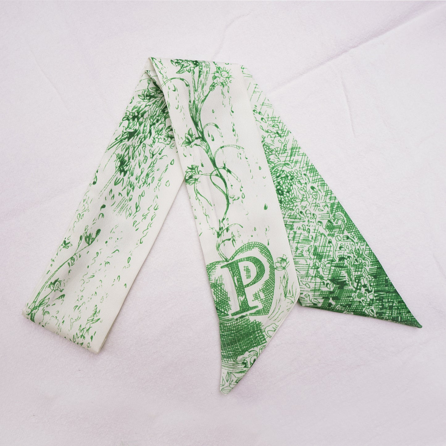 26 Letters Silk Scarf for Birkin Bag Kelly Bag Charm | Women's Scarves and Silk Accessories - 2 Pcs