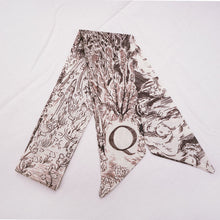 画像をギャラリービューアに読み込む, 26 Letters Silk Scarf for Birkin Bag Kelly Bag Charm | Women&#39;s Scarves and Silk Accessories - 2 Pcs
